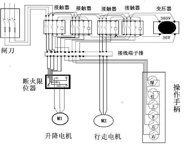 380V電動(dòng)葫蘆接線圖